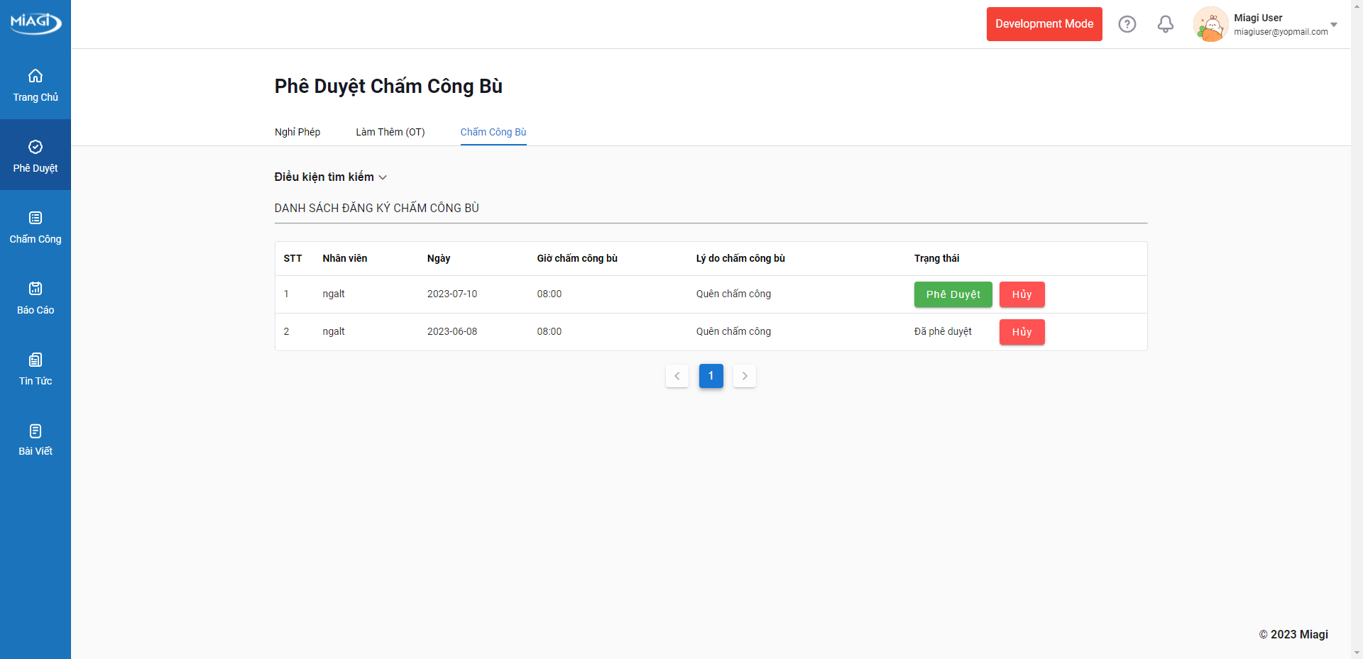 Compensationtimekeeping