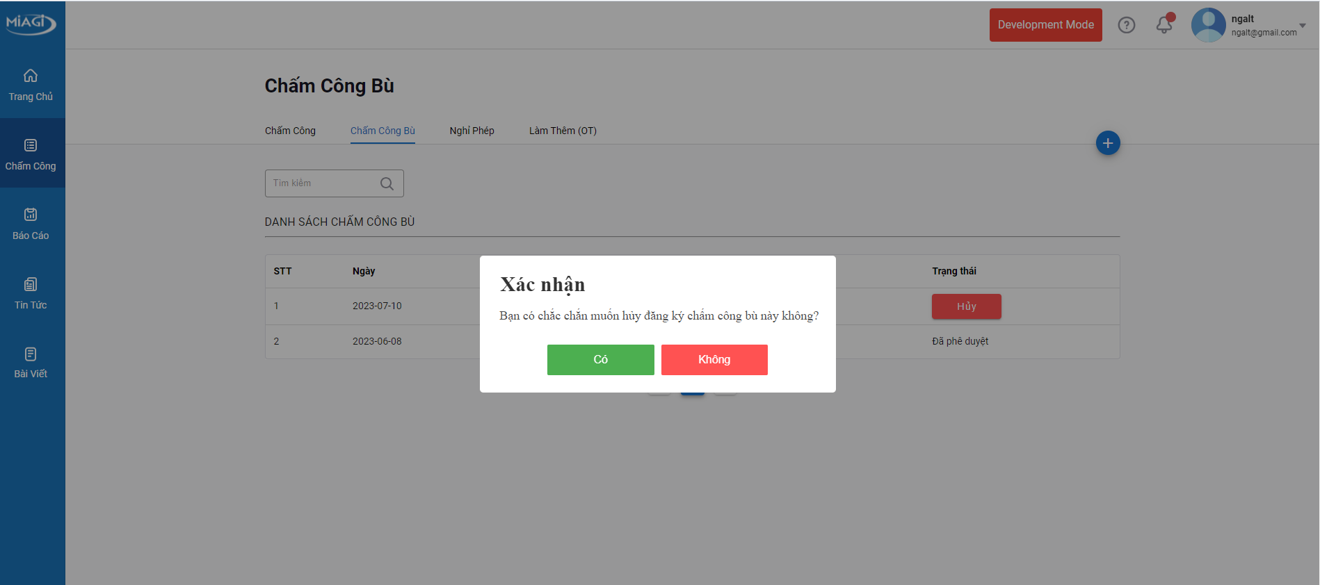 Compensationtimekeeping
